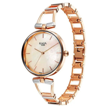 Analog Mother Of Pearl & Metal Women's Watch 2747KM01