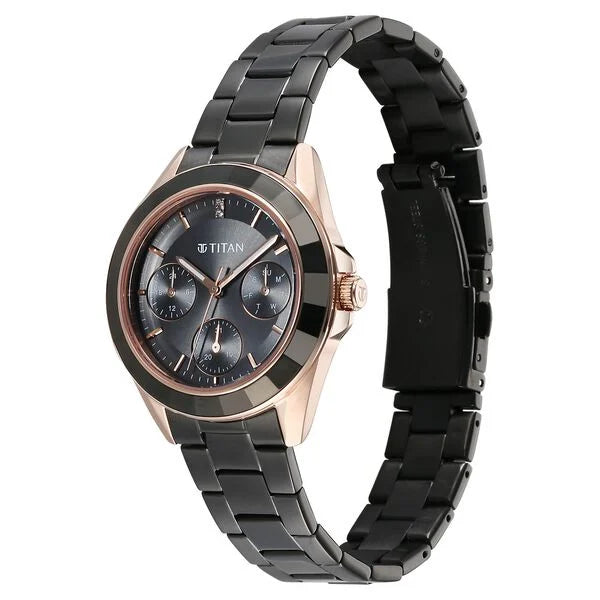 Multifunction Grey & Stainless Steel Women' 95315KM02