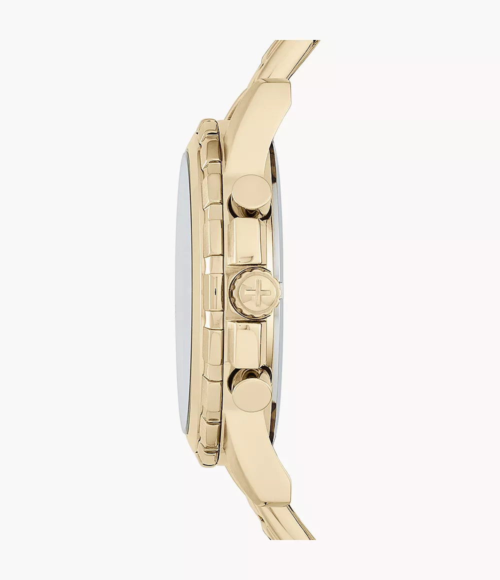 Fossil Analog Off-White & Stainless Steel Men's Watch FS4867