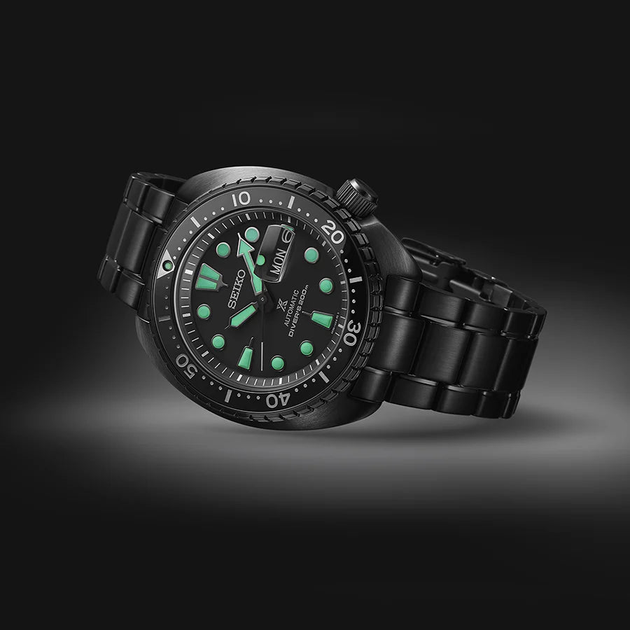 Prospex ‘Black Series’ ‘Night Vision’ Turtle Diver’s watch SRPK43K1