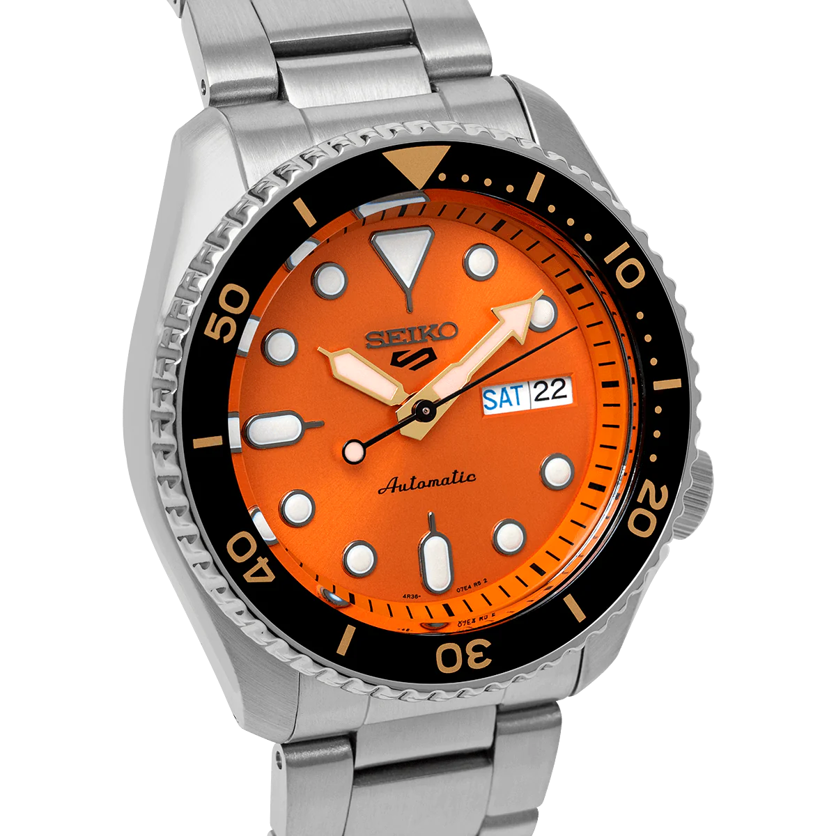 Seiko Analog Brown & Stainless Steel Men's Watch SRPD59K1