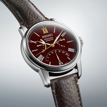 Seiko Analog Brown & Leather Men's Watch SPB395J1
