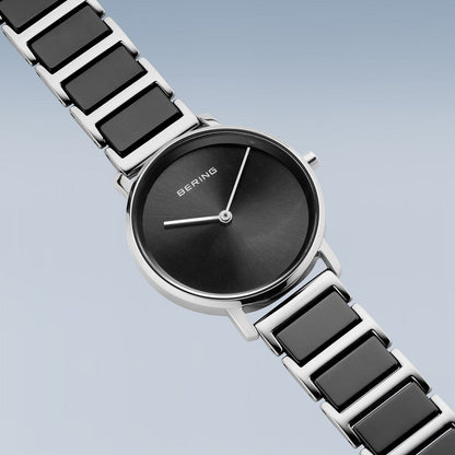 Bering Analog Black & Stainless Steel Women's Watch 18531 742