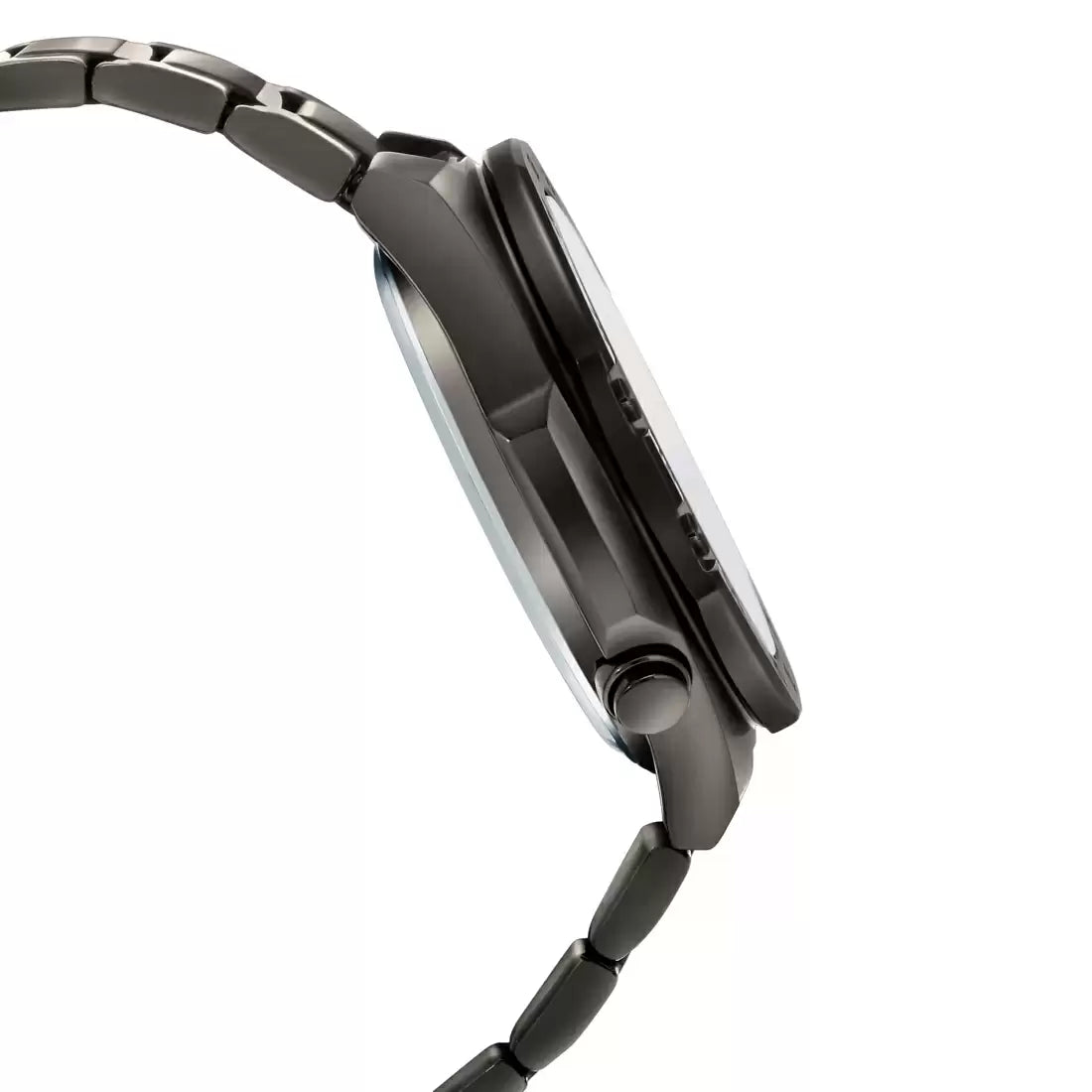 CASIO Analog-Digital Black & Stainless Steel Men's Watch ED525