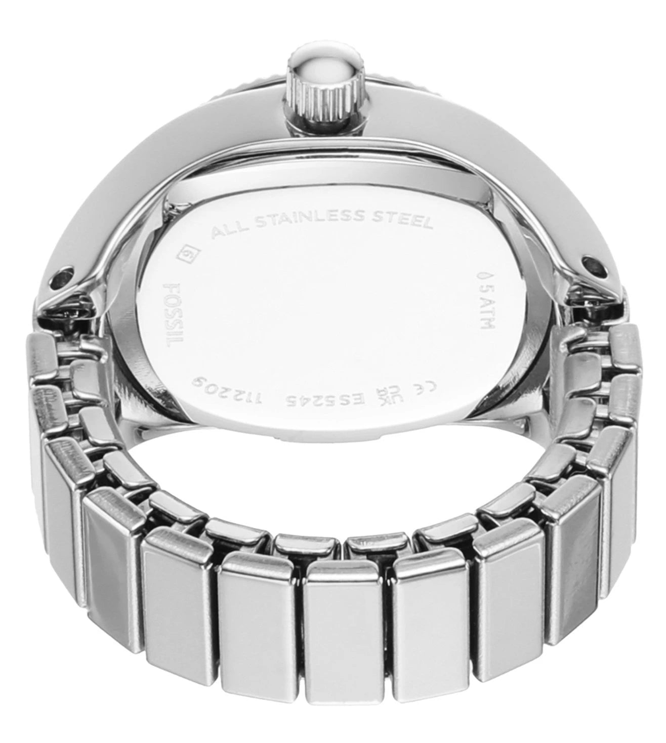 Fossil  White & Stainless Steel Women's Watch ES5245