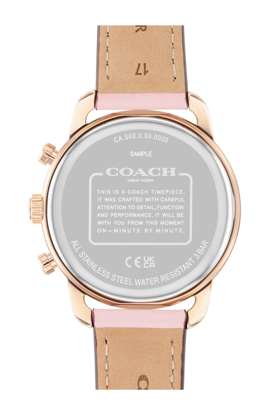 COACH WOMENS QUARTZ CALFSKIN LEATHER WATCH - 14504123