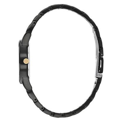 Citizen Analog Black & Stainless Steel Women's Watch GA1055 57F