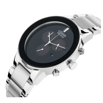 Citizen Analog Black & Stainless Steel Men's Watch AT2240 51E