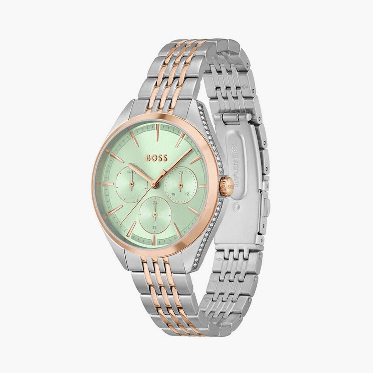 Hugo Boss Analog Green & Stainless Steel Women's Watch 1502641