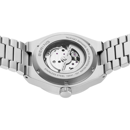 Bering  orange & Stainless Steel Men's Watch 19441 701