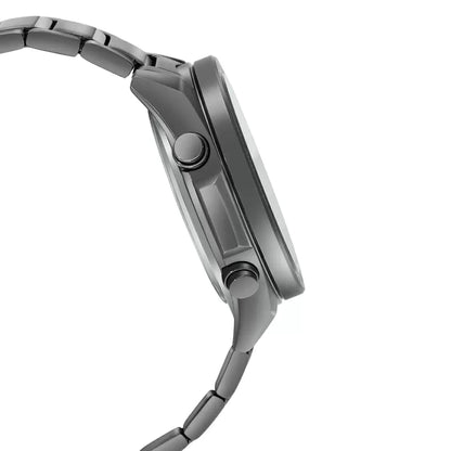 CASIO Analog-Digital Black & Stainless Steel Men's Watch ED527