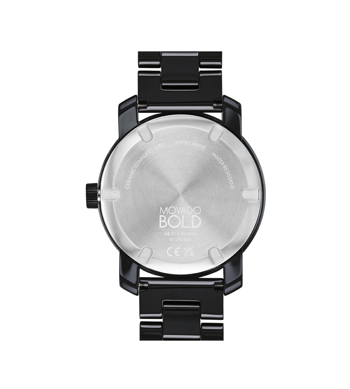 Movado Analog Black & Ceramic Women's Watch 3600803