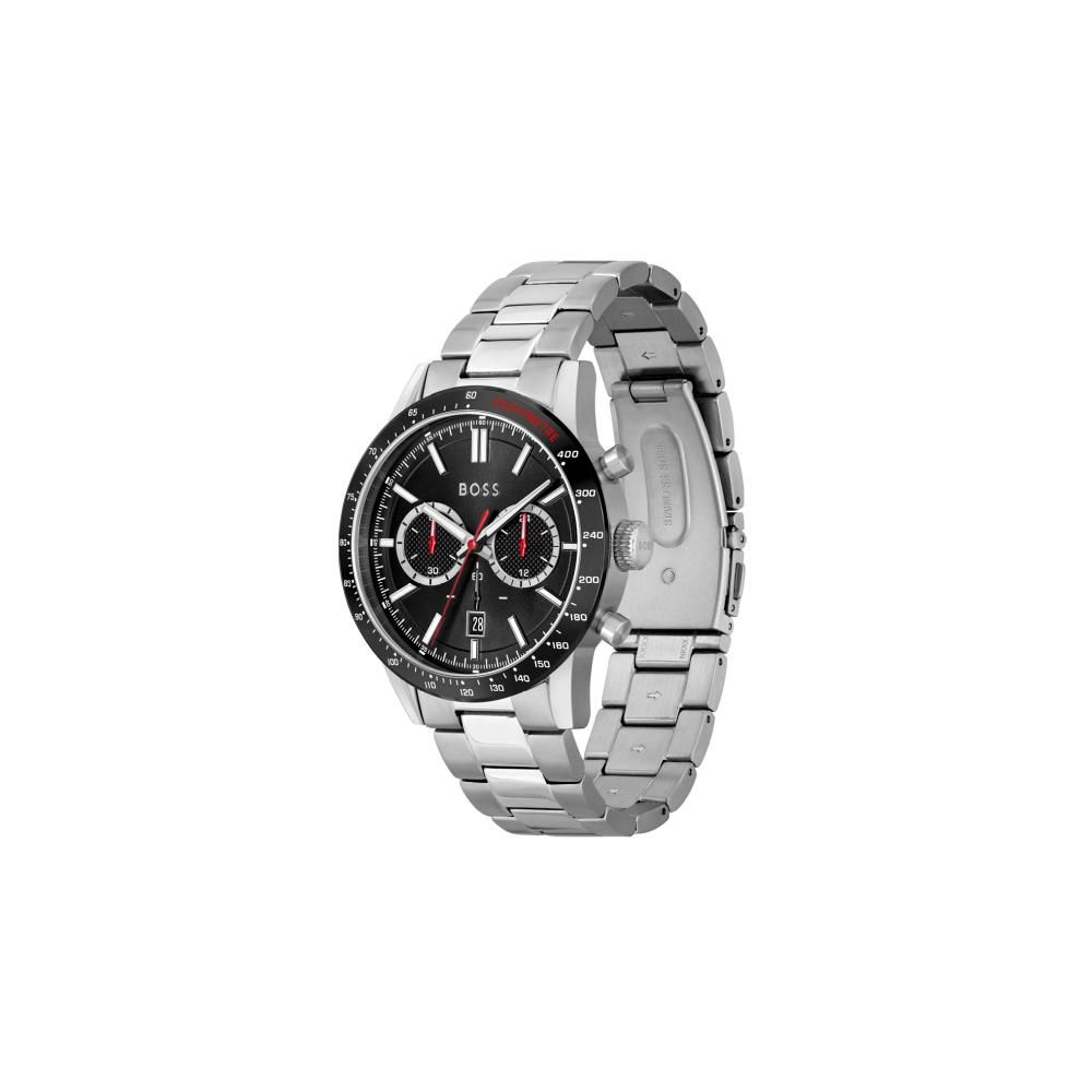 Hugo Boss Analog Black & Stainless Steel Men's Watch 1513922
