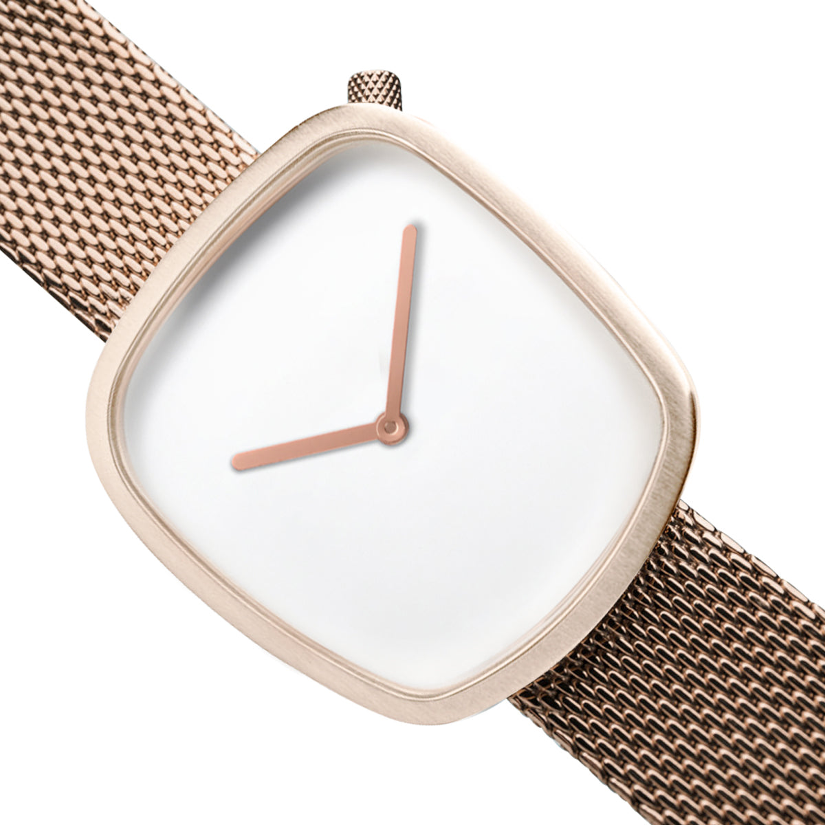 Bering Analog White & Milanese Women's Watch 18034 364