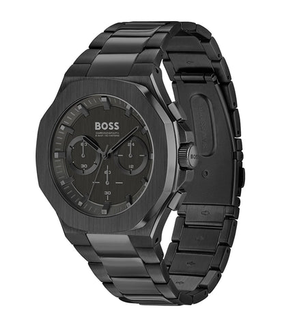 Hugo Boss Analog Black & Stainless Steel Men's Watch 1514088