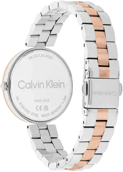 Gleam 32 mm Silver Dial Stainless Steel Analogue Watch For Women 25100040