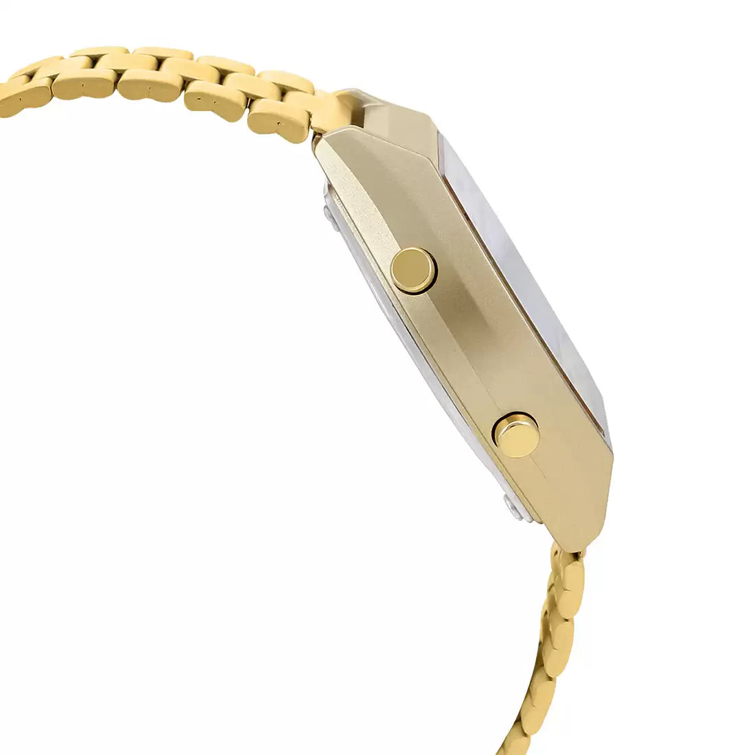 Casio Digital Gold & Stainless Steel Unisex Watch D188