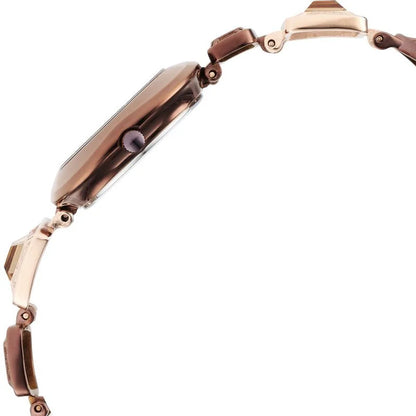 Analog Brown & Metal band Women's Watch NR95156KM01