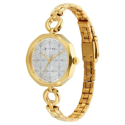 Analog Silver & Stainless Steel Women's Watch NS2702YM01