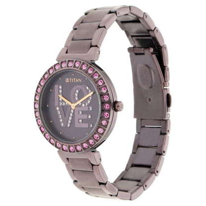 Analog Purple &  Women's Watch 95110QM01