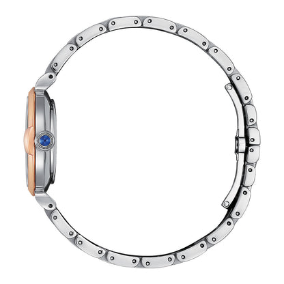 Citizen Analog Mother Of Pearl & Stainless Steel Women's Watch EM1074 82D