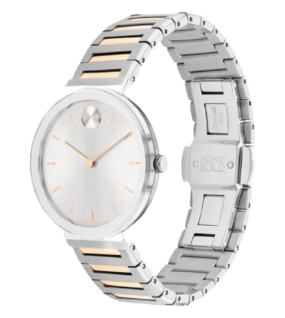 Movado  Silver & Stainless Steel Women's Watch 3601146