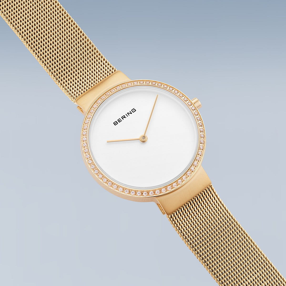 Bering Analog White & Milanese Women's Watch 14531 330