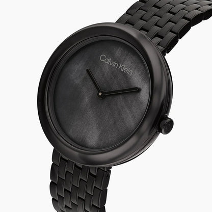 Calvin Klein Analog Green & Leather Men's Watch 25200323