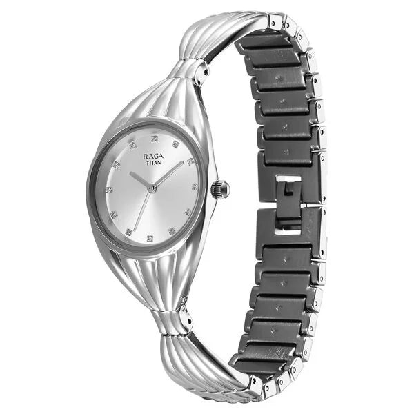 Analog Silver & Metal Women' 95254SM01F