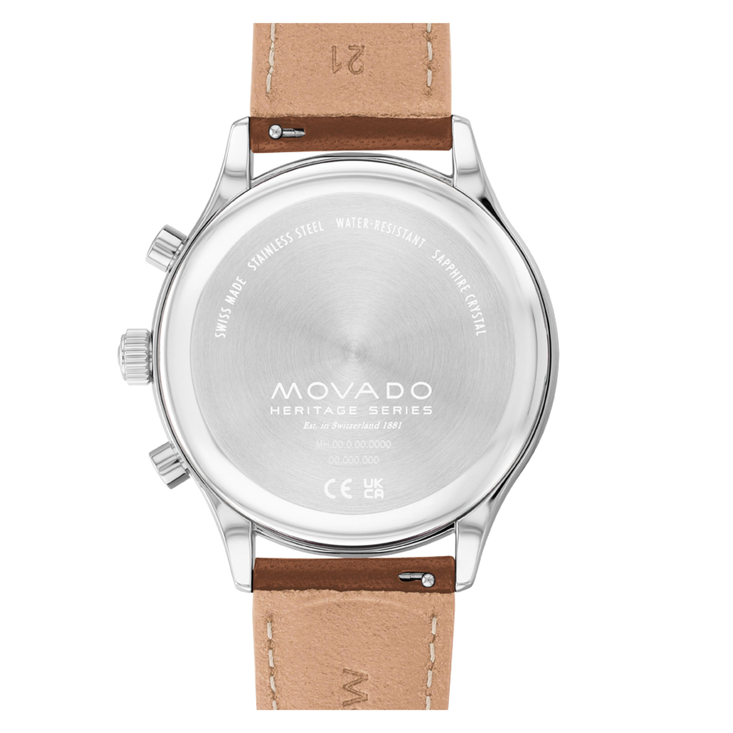 Movado Chronograph Blue & Leather Men's Watch 3650161