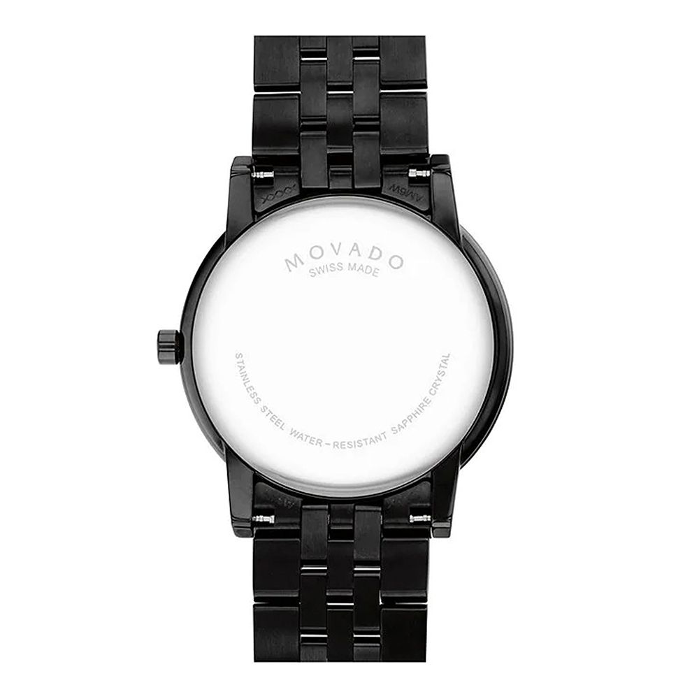 Movado Analog Black & Stainless Steel Men's Watch 607626