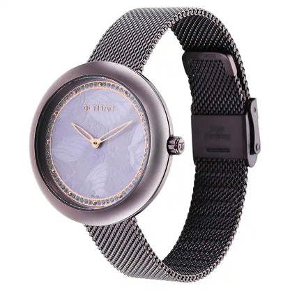 Analog Purple &  Women's Watch 95210QM01