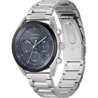 Hugo Boss Analog Blue & Stainless Steel Men's Watch 1514093
