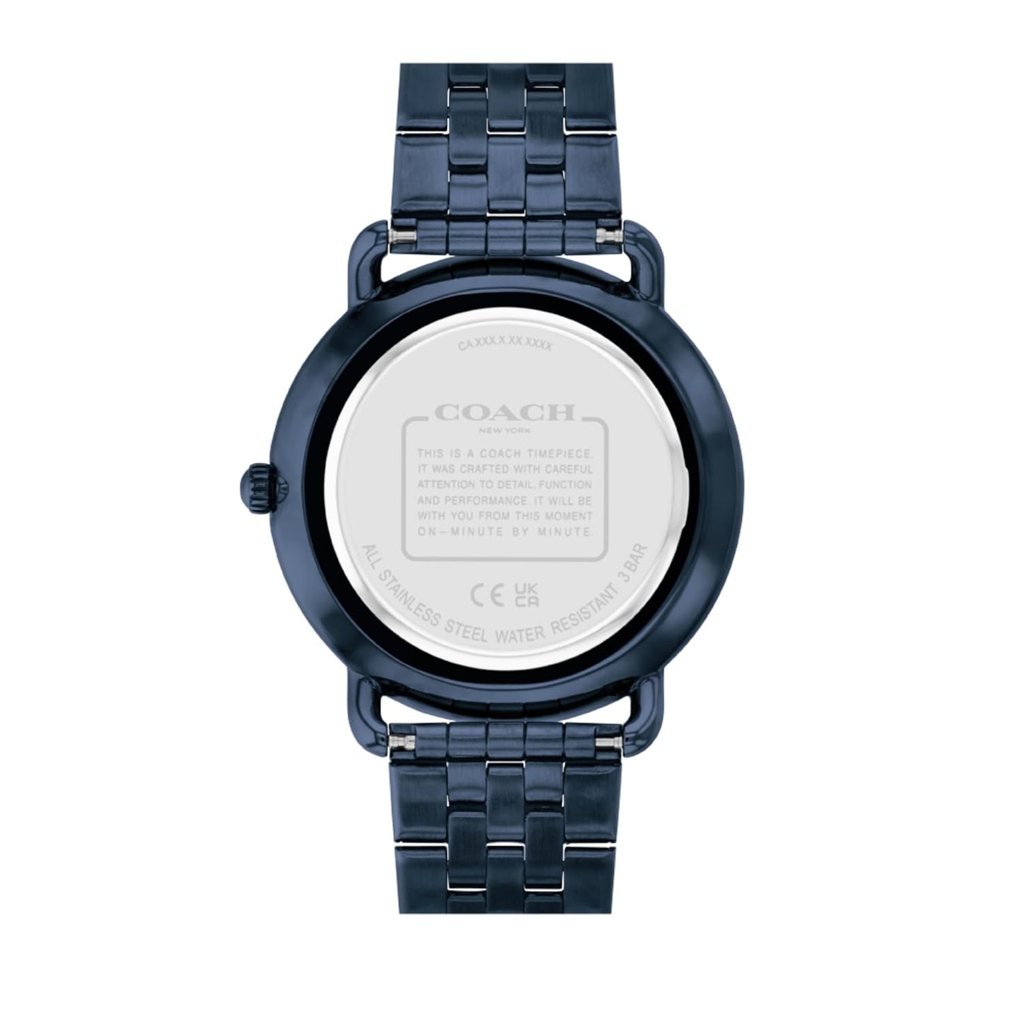 Coach Elliot Qtz Basic Blue Round Dial Women's Watch|Ionic Plated Blue Steel Material|Blue Color Band - 14504297