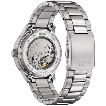 Citizen Analog Blue & Stainless Steel Men' NJ0191 83X