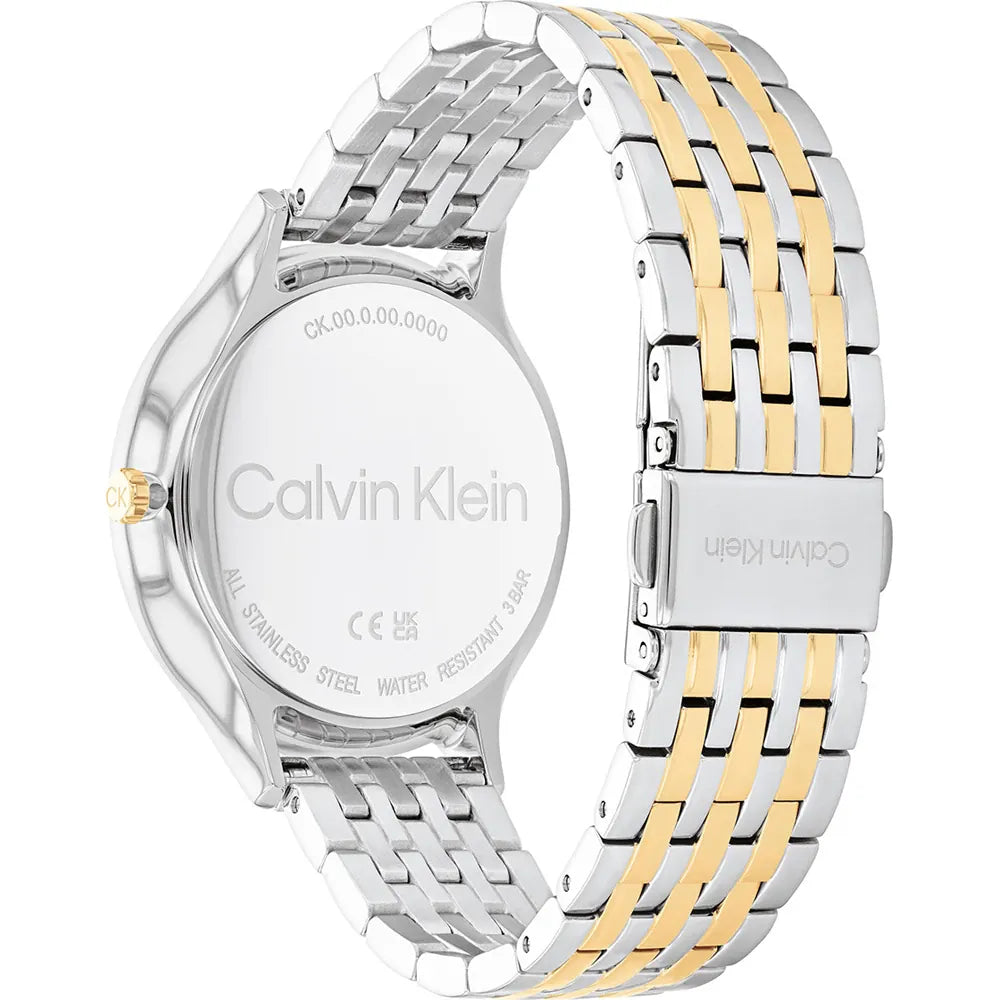 Timeless 38 mm Silver Dial Stainless Steel Analogue Watch For Women 25100002