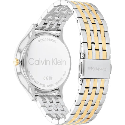 Timeless 38 mm Silver Dial Stainless Steel Analogue Watch For Women 25100002