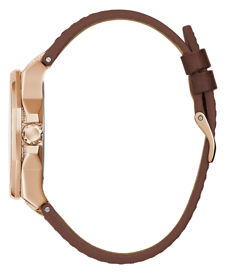 Guess  Rose Gold & Leather Women's Watch GW0547L2