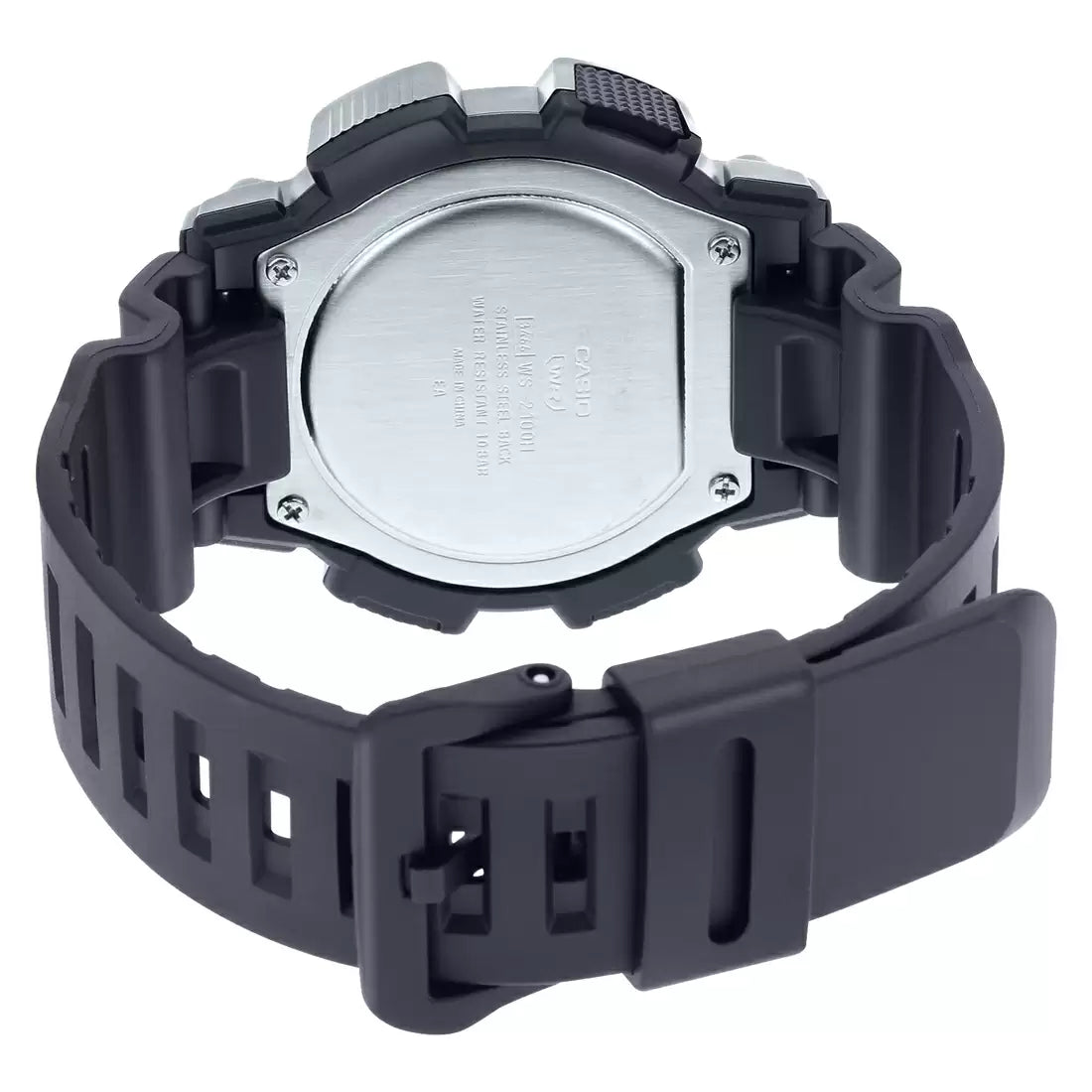CASIO Digital Black & Resin    Unisex Watch D244