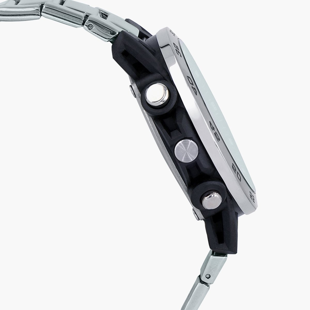 Casio Analog Black & Stainless Steel Men's Watch ED574