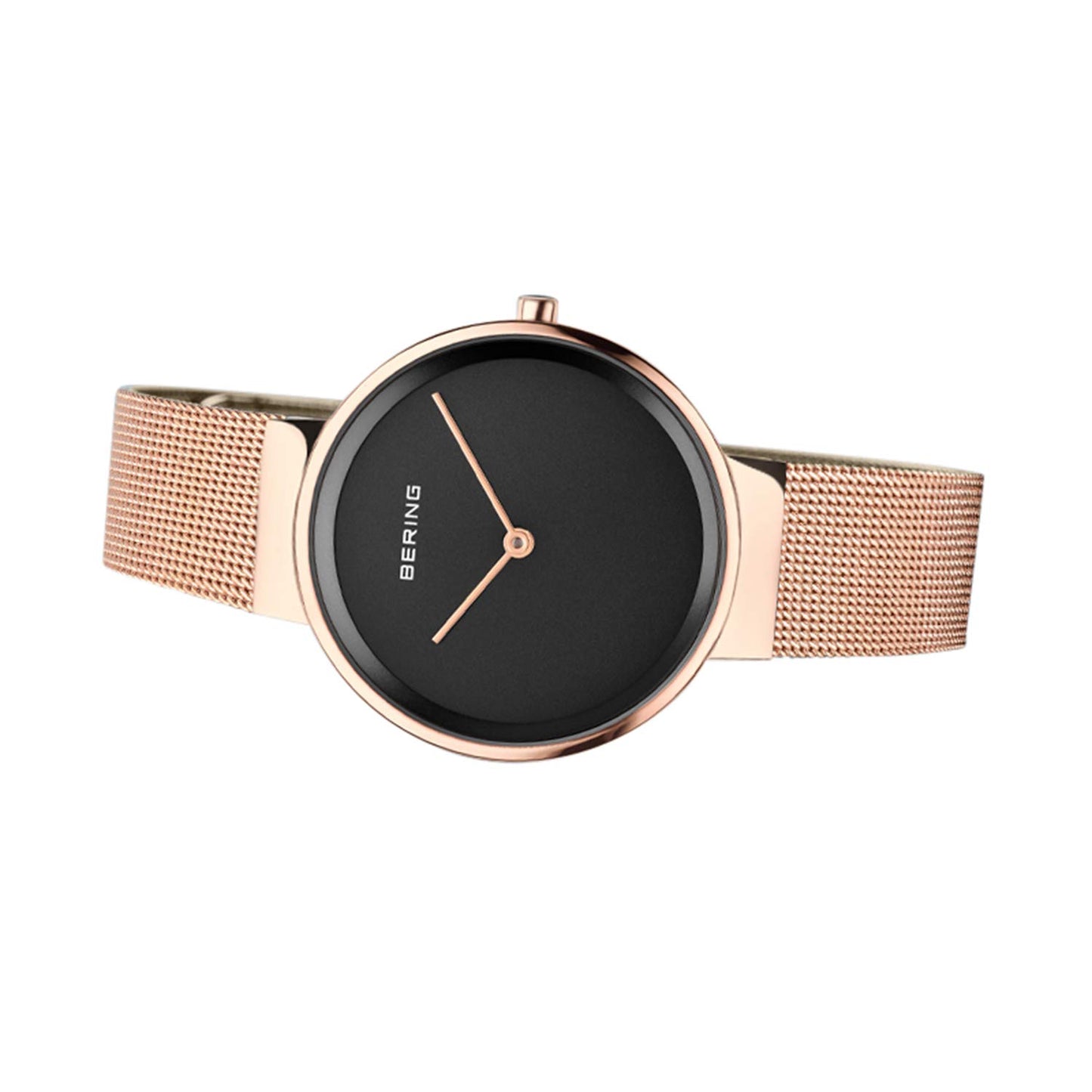 Bering Analog Black & Milanese Women's Watch 14531 362