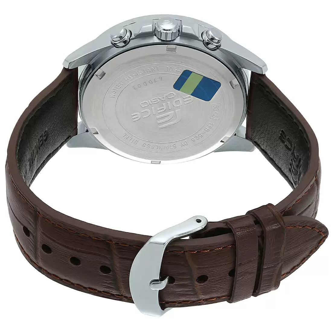 Casio Analog Beige & Leather Men's Watch EX303