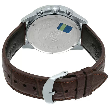 Casio Analog Beige & Leather Men's Watch EX303