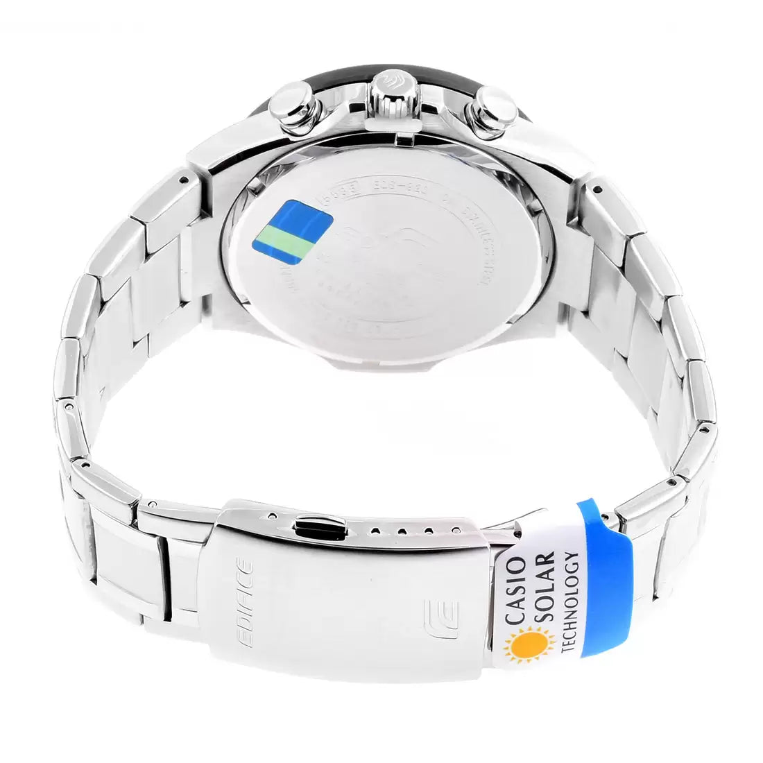 Casio Analog Black & Stainless Steel Men's Watch EX487