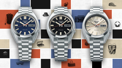 Seiko Analog Blue & Stainless Steel Men's Watch SRPK87K1