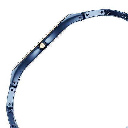 Analog Blue & Ceramic Men' 1696KC05