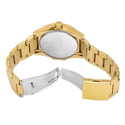 Seiko Analog White & Metal band Men's Watch SRLZ86P1