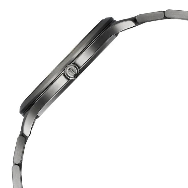 Analog Grey & Stainless Steel Men' 90142QM06