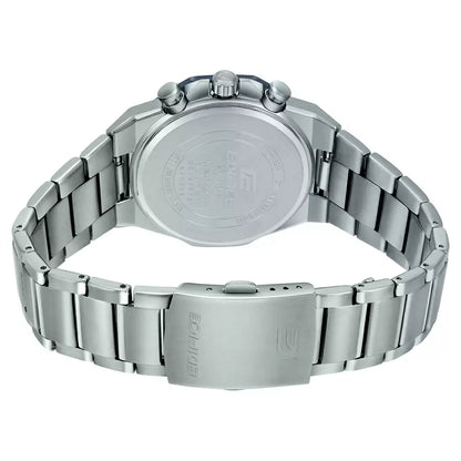 CASIO Chronograph Blue & Stainless Steel Men's Watch EX528