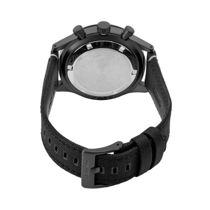 Seiko Analog Black & Nylon Men's Watch SSB417P1